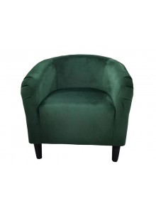 The Grange Collection Armchair in Green Velvet 69x68x63cm