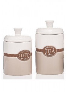 Roundstone Ceramic Tea, Coffee & Sugar Set