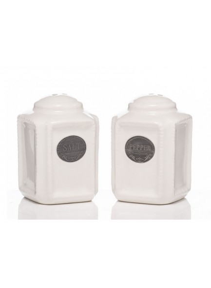 Roundstone Ceramic Salt & Pepper Shaker 5.5x8.7cm