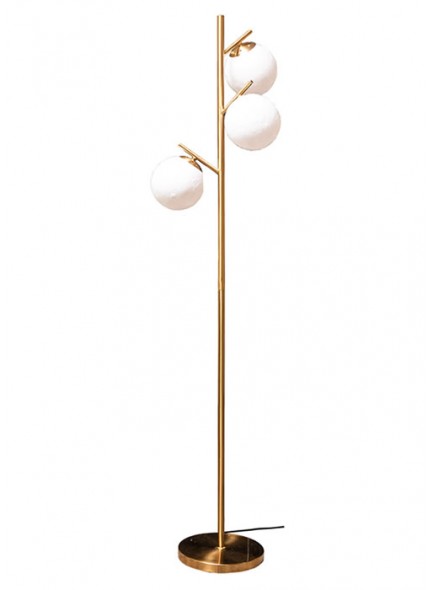 The Grange Collection Bronze Base Floor Lamp