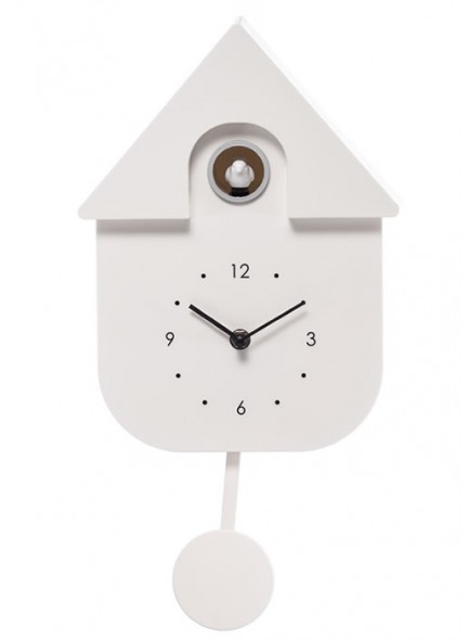 The Grange Collection Modern Cuckoo Clock - White