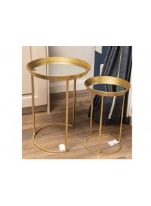 The Grange Collection Set of 2 Gold Nesting Tables