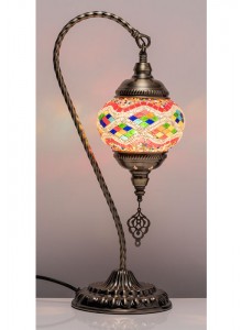 The Grange Collection Hanging Mosaic Table Lamp 22x15x44cm