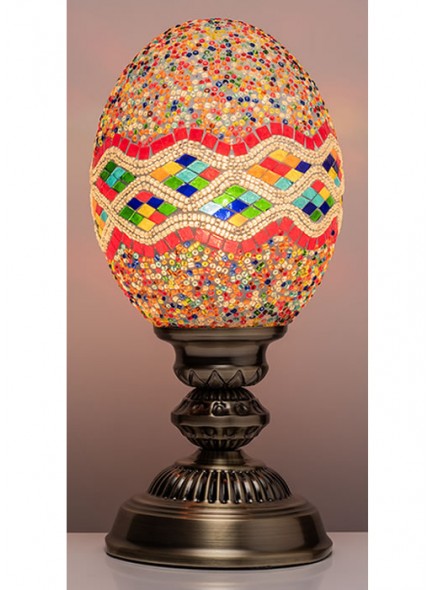 The Grange Collection Mosaic Table Lamp 16x16x36cm