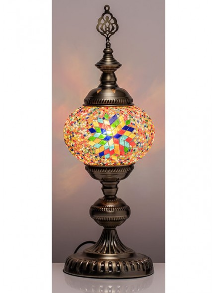 The Grange Collection Mosaic Table Lamp 15x15x45cm