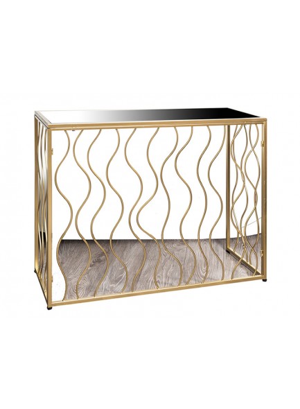 The Grange Collection Gold Decorative Console Table 100x40x75cm