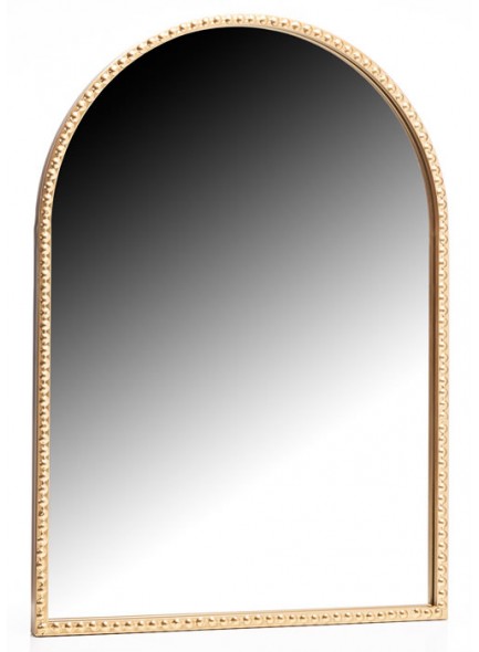 The Grange Collection Gold Antique Arched Wall Mirror 70x50x2cm