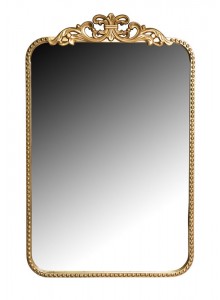 The Grange Collection Gold Antique Rectangular Wall Mirror 83x53x2cm