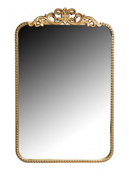 The Grange Collection Gold Antique Rectangular Wall Mirror 83x53x2cm