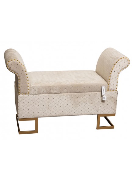 The Grange Collection Luxury Love Seat with Storage