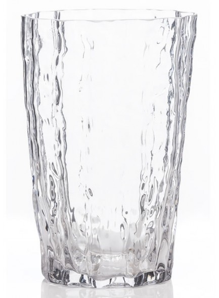 The Grange Collection Clear Glass Vase 8x12x27cm