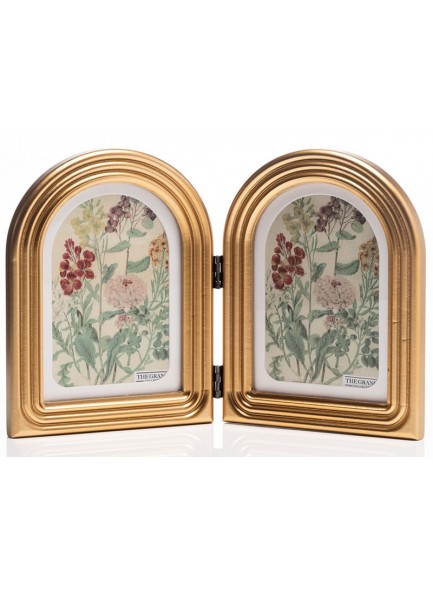 The Grange Collection Antique Arched Double Gold Frame 4x6in