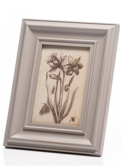 The Grange Collection Distressed Grey Frame 4x6in