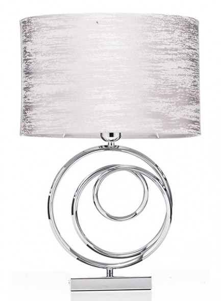 The Grange Collection Silver Table Lamp 32x52cm