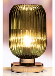 The Grange Collection Green Touch Lamp 14x14x25cm