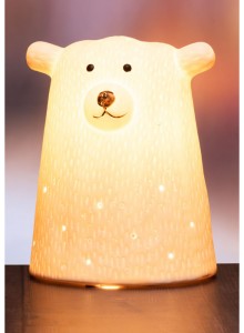 The Grange Collection Ceramic Bear Lamp 13x11.6x16.2cm