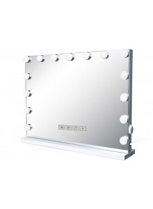 The Grange Collection Hollywood Bluetooth Desktop LED Make-up Mirror 58x46cm