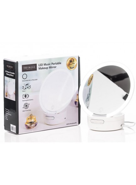 The Grange Collection Hollywood Bluetooth Portable LED Make-up Mirror 180x17x109x45cm