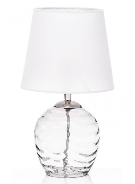 The Grange Collection Lamp with Smoked Glass Base