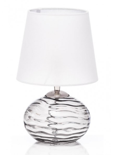 The Grange Collection Lamp with Smoked Glass Base