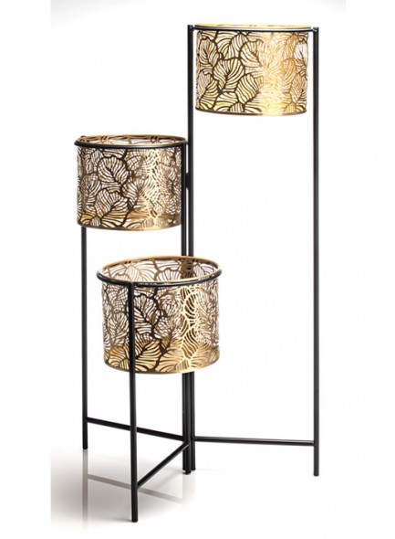 The Grange Collection 3-Plant Stand 48x24x80cm