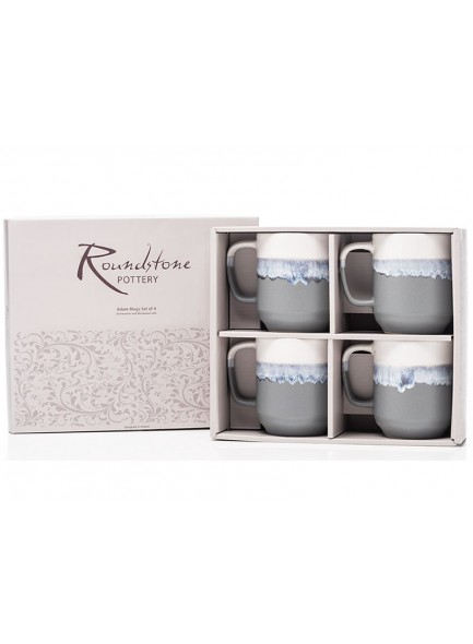 Roundstone Pottery Adare Mugs Set 4