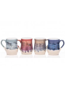 Roundstone Pottery Mugs Set of 4
