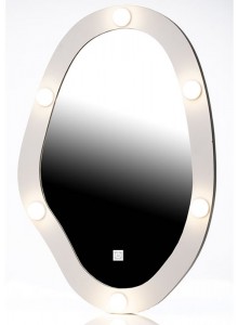 The Grange Collection White LED Wall Mirror 40x5x60cm