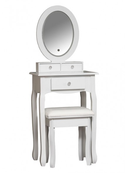 The Grange Collection LED Hollywood Mirror Maggie Dressing Table 131X50X35cm