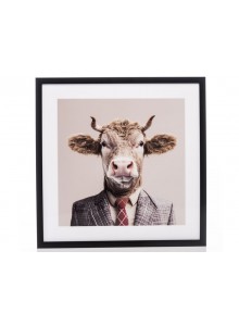 Stonewall Gallery Framed Picture Cow 50x70cm