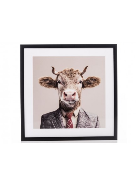 Stonewall Gallery Framed Picture Cow 50x70cm