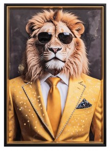 The Stonewall Gallery Textured Glitter Canvas - 50x70cm