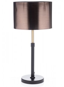 The Grange Collection Brushed Metal Table Lamp