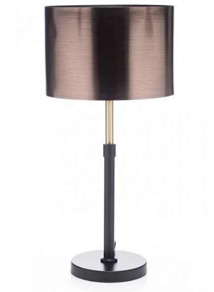 The Grange Collection Brushed Metal Table Lamp
