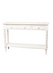 The Grange Collection Aubree Three-Drawer Console Table 120x30x80cm