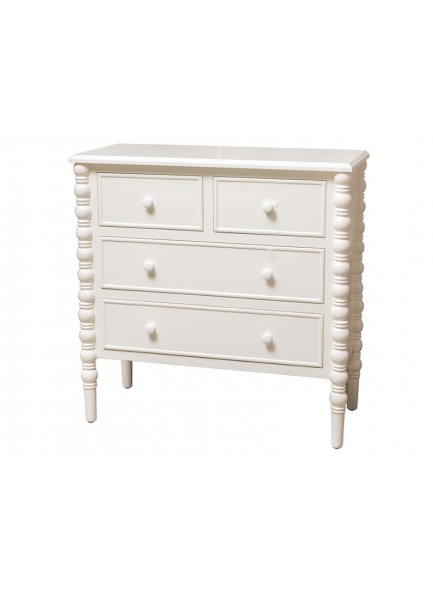 The Grange Collection Aubree Six-Drawer Chest 80x35x80cm