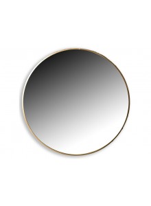 The Grange Interiors Round Champagne Gold Mirror 80cm