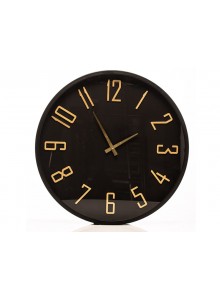 The Grange Collection Black Frame Digital Clock 50x6cm