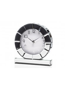 The Grange Collection Mirrored Clock 20x21.6x4cm
