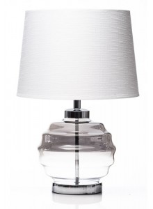 The Grange Collection Glass Base Table Lamp