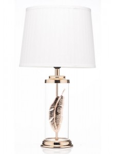 The Grange Collection France Gold Leaf Glass Base Lamp 33x59.5cm