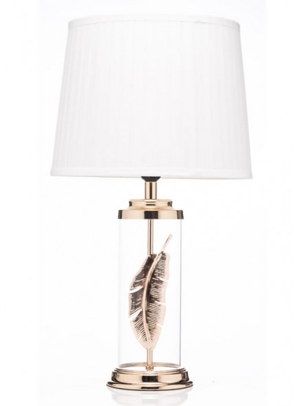 The Grange Collection France Gold Leaf Glass Base Lamp 33x59.5cm