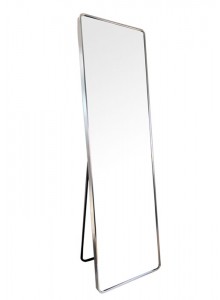 The Grange Interiors Brushed Silver Cheval Mirror 50x170cm