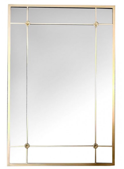 The Grange Collection Accent Metal Frame Mirror 80x120cm