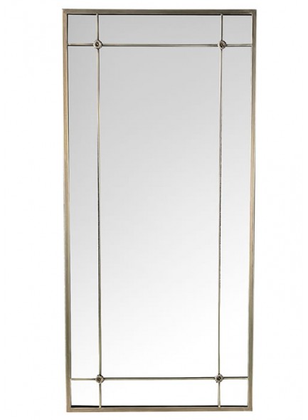 The Grange Collection Accent Metal Frame Mirror 80x120cm
