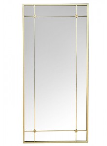 The Grange Collection Accent Metal Frame Mirror 80x120cm