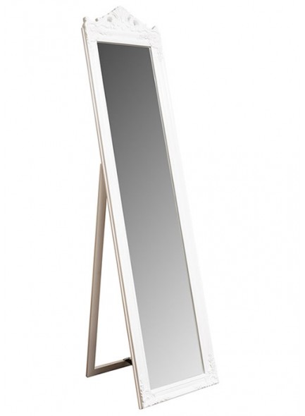 The Grange Collection Gloss White Cheval Mirror 40x172cm