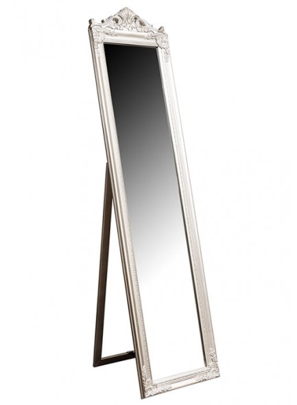 The Grange Collection Champagne Silver Cheval Mirror 40x172cm