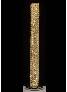 The Grange Collection Crystal Spiral Floor Lamp 99x22x22cm