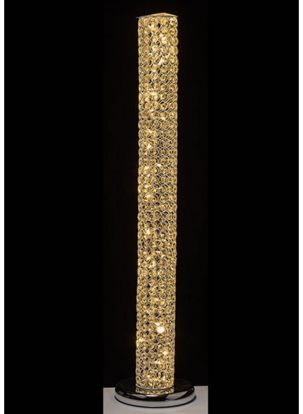 The Grange Collection Crystal Spiral Floor Lamp 99x22x22cm